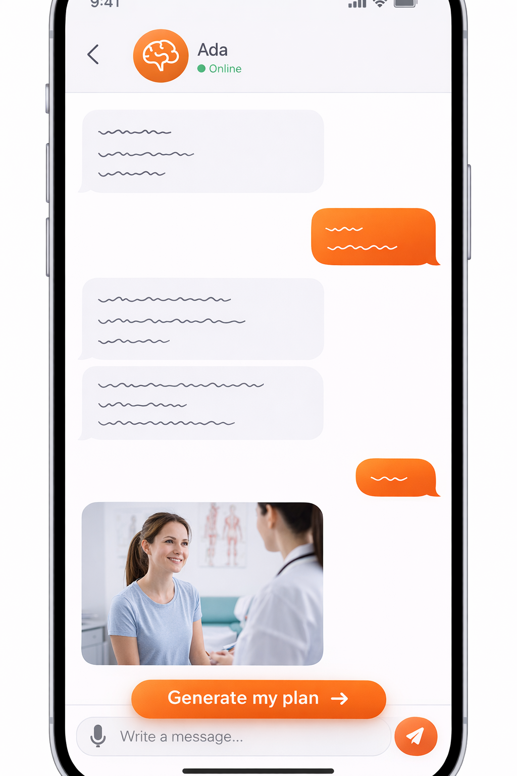 Fortell Ada om smerten din